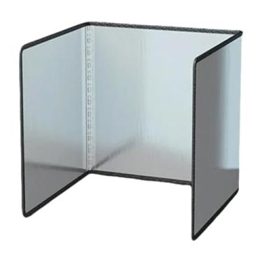 Imagem de SiaBiced Protetor contra respingos de gordura, tela de respingos de óleo, barreira de óleo, economia de espaço, proteção contra dobrável para fogão a gás de, 120cmx40cm