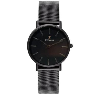 Imagem de Relógio Minimalista Feminino Essence Full Black Santorini Elegance