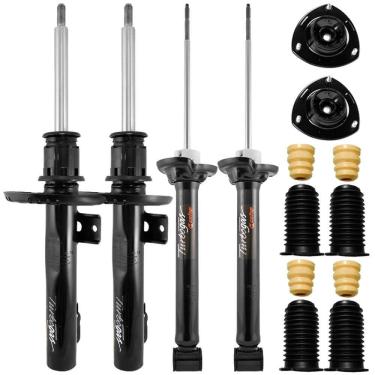 Imagem de 4 Amortecedor Voyage 09 a 20 Dianteiro Traseiro Cofap e Kit