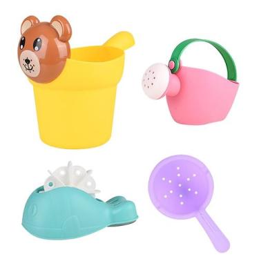 Imagem de Brinquedo de praia de 4 peças Conjunto de areia Brinquedo de areia Bri