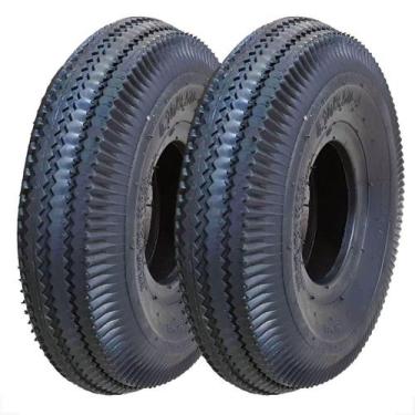 Imagem de Kit 02 Pneus 4.10 3.50 4 Quadriciclo E Scooter E Buggy Aro 4 - BUFFALO
