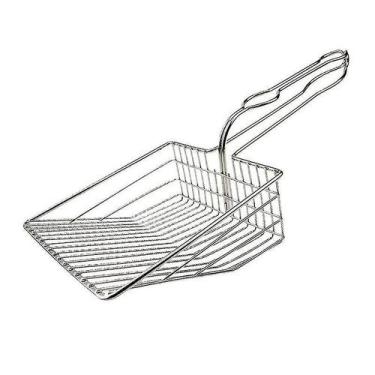 Imagem de Caixas de areia para gatos pá de areia de gato de metal colher profund