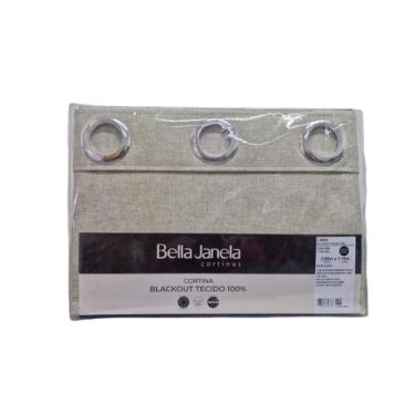 Imagem de Cortina Blackout Tecido Bloqueia 100% 3,00mX1,70m Linen Bella Janela, 