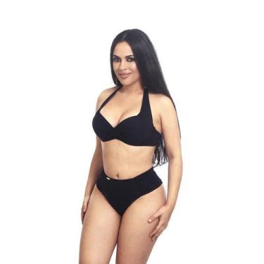 Imagem de Biquíni Plus Size Meia Taça Com Calcinha Borboleta Praia - Estigma, Pr