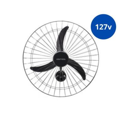 Imagem de Ventilador de Parede Potente New 60cm 3 pás 147W Ventisol, 110V
