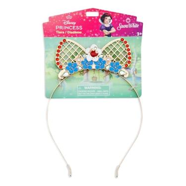 Imagem de Disney Store Official Snow White Costume Tiara for Kids - Shimmering Princess Dress Up Accessory, Metal Headband with Faceted Gems, Goldtone Finish, Disney Hair Accessories for Girls