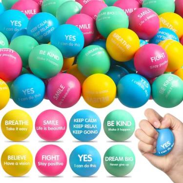 Imagem de Stress Balls Liliful Motivational 48 peças para adultos