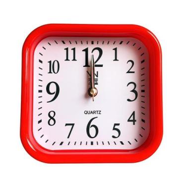 Imagem de Relógio Despertador de Mesa Quartz Analógico com Alarme Potente Ideal 