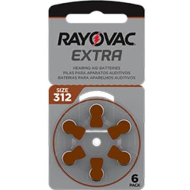 Imagem de 60 Baterias Pilhas P/ Aparelho Auditivo Rayovac Tamanho 312