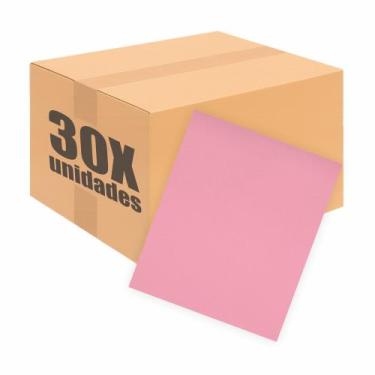 Imagem de Kit Com 30 Placas De Eva Escolar Seller - 48cm X 40cm, Rosa Escuro