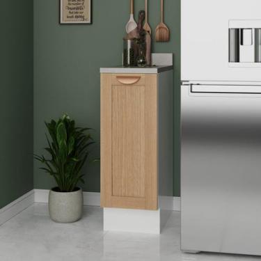 Imagem de Balcão 1 Porta 30cm com Tampo Arizona CabeCasa MadeiraOriginals - Cabe