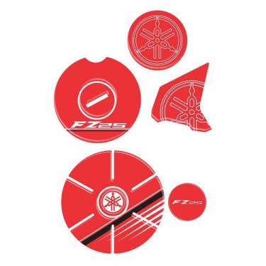Imagem de Adesivo Protetor Tank Pad Fz25 2017 a 2020 Compatível Motor Resinado -