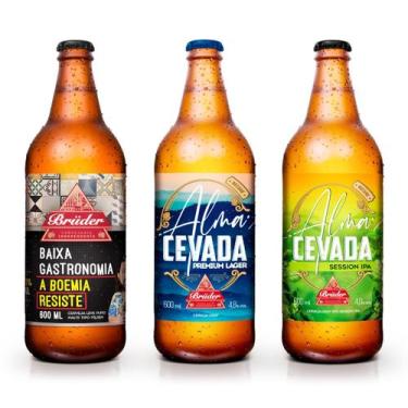 Imagem de Pack Cervejas Artesanais Puro Malte Sem Carboidratos 15u - BRUDER 