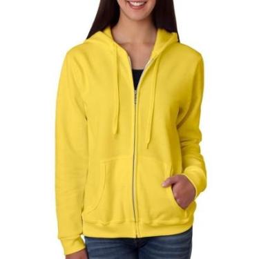 Imagem de Moletom Blusa De Frio Feminino Masculino Unissex Aberto C/ Ziper-Unissex