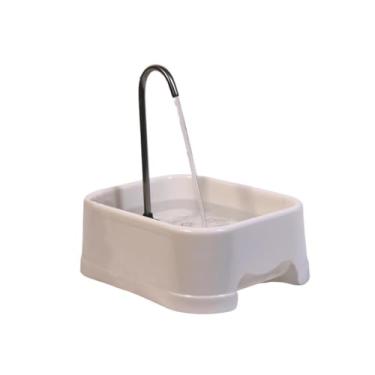 Imagem de Fonte de Água para Gatos e Cães com Fluxo Contínuo, Bebedouro Automático Bivolt de 1 Litro para Água Sempre Fresca(Branco)