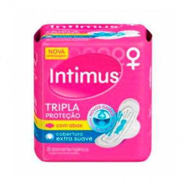 Imagem de Absorvente Intimus com Abas Tripla Proteção Suave com 8un