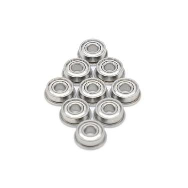 Imagem de 10 peças MF104ZZ 4X10X4 rolamento de esferas flangeadas ABEC-7