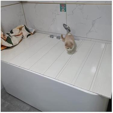 Imagem de Coperchio per Vasca Coperchio isolante per Vasca Coperchio per Vasca da bagno Vassoio per Vasca, Coperchio per Vasca pieghevole antipolvere Adatto per la maggior Parte Delle vasche da bagno (La Dime