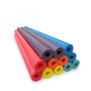 Imagem de 6 UN BOIA ESPAGUETE MACARRÃO FLUTUADOR SEM FURO PISCINA NATAÇÃO(4,COM FURO)