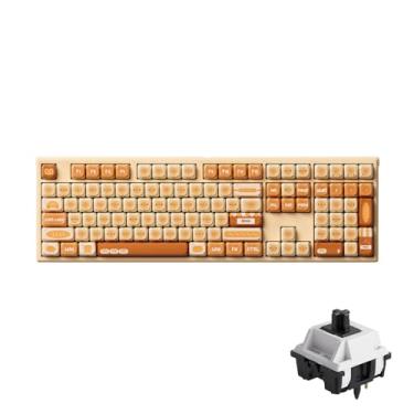 Imagem de Teclado Mecânico Akko x Monsgeek Bun Wonderland MAO MG108B Switch Piano V3 Pro Linear