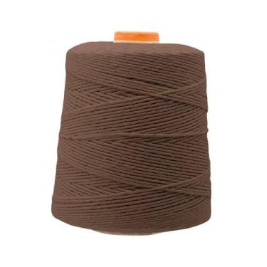 Imagem de Barbante Pluma 600g Colorido Fio 6 / Fio 8, Chocolate Fio 06 Cor 54