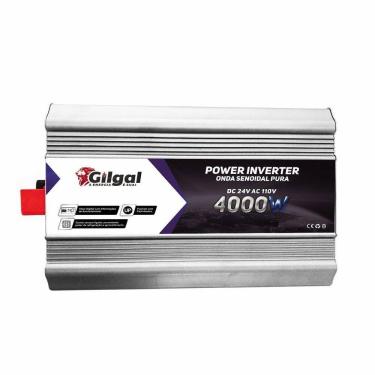 Imagem de Inversor 4000W 24V 110V Onda Senoidal Off Grid, Caminhão,