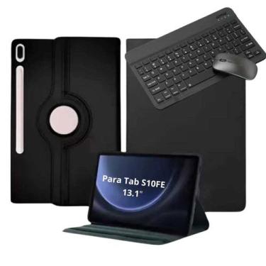 Imagem de Capa Protetora 360 +Teclado + Mouse Sem Fio Para Tablet Sansung Galaxy