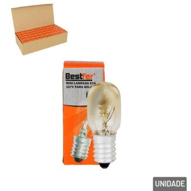 Imagem de Lâmpada Halógena 20W E14 Mini Para Geladeira - Tudo em Caixa