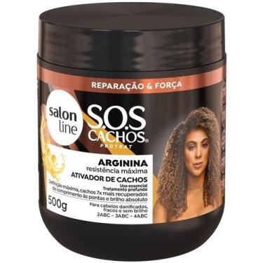 Imagem de Ativador de Cachos SOS Cachos Arginina Reconstrução Salon Line 500g, R