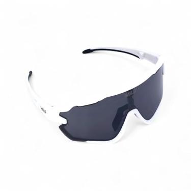 Imagem de Óculos de sol VELO Shades – Gamer – Basebol/Softball – por Jax at The Bullpen Training, Espelhado branco/preto/preto, Adult