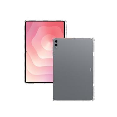 Imagem de Capa transparente para tablet Samsung Galaxy Tab S11 de 11 polegadas, capa protetora FJIASTB flexível TPU à prova de choque com suporte para caneta, leve (transparente)