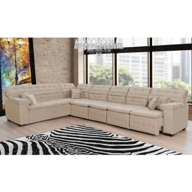 Imagem de Sofá de Canto Magno 2,37x4,57 Bege