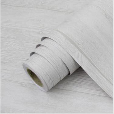 Imagem de Piso Vinilico Autocolante, Adesivo para Piso, Vinilico Autocolante 10mx61cm Proprio para Chão Quarto, Cozinha, Sala, Banheiro(P1 Madeira Cinza)