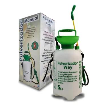 Imagem de 10X Pulverizador Borrifador Jardim 5 Litros Pressão Acumula