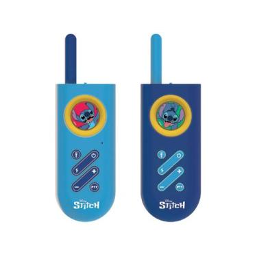 Imagem de Walkie Talkie Infantil Disney Stitch 32070 Candide - 2 Unidades