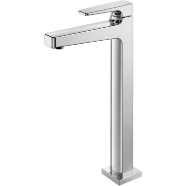 Imagem de Torneira de Banheiro Lift Cromado Bica Alta com Arejador Abertura 1/4 Volta Docol