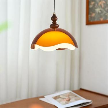 Imagem de Luminária pendente contemporânea de LED para restaurante, estilo retrô americano, ideal para sala de estar, quarto, cabeceira, hotel, casa de campo, bar, café, corredor (Estilo 7)