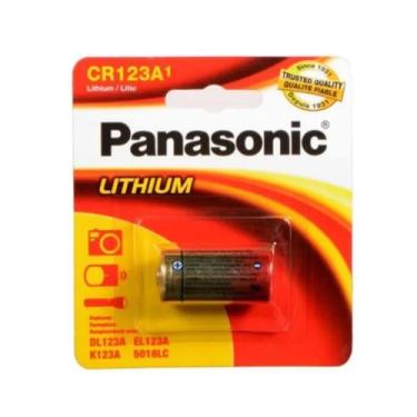 Imagem de Bateria Cr123 Panasonic Lithium Câmera Fotográfica