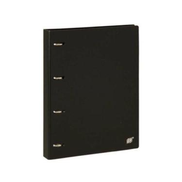 Imagem de Caderno Argolado Preto Fichário YES A4 Colegial com 96 Folhas 5 Divisó