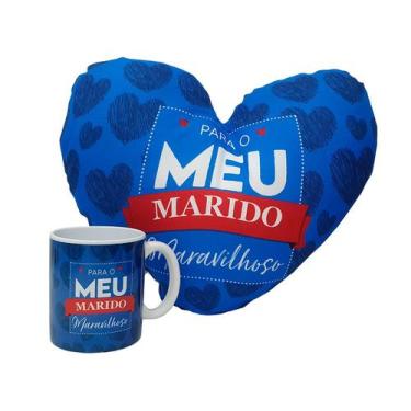 Imagem de Dia dos Namorados Presente Para Namorado Caneca e Almofada - Sude, Kit