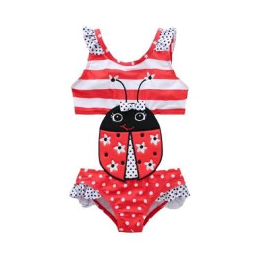 Imagem de Maiô Infantil de Uma Peça com Estampa de Melancia - Verão, 6 toneladas