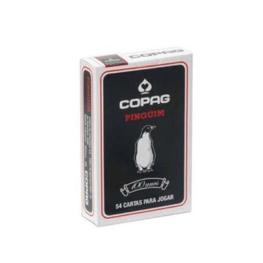 Imagem de Baralho Copag Pinguim Preto Cartucho Unitário - Copag
