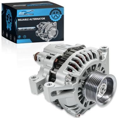 Imagem de Peça do gerador do alternador adequada para Honda CR-V 2.4 2.4L 2002 2003 2004 2005 2006 RSX 2.0 2.0L 2002 2003 2004 2005 2006 Alternador de alta saída, gerador CA substitui 90-277 -3315 N,3315N,1