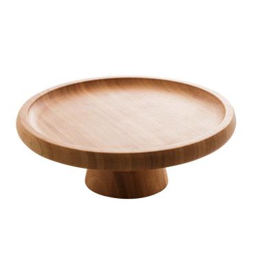 Imagem de Prato Bolo Com Pé Bambu Verona 18 Cm X 7 Cm