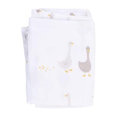 Imagem de RiToEasysports Cobertor para bebê, Lenços Macios e Respiráveis ​​de Algodão de Bambu para Recém-nascidos Com Botões de Pressão Ajustáveis ​​47,2 X 33,5 pol. para Sono Infantil e Capa de Enfermagem