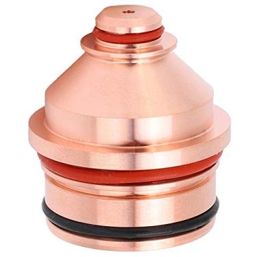 Imagem de Estink Bico de Maçarico de Substituição de Cobre, 130A Ponta de Maçarico de Corte 220182 Com Superfície Resistente à Corrosão Em Altas Temperaturas para Soldagem e Corte a Plasma