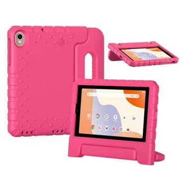 Imagem de Bolete Capa infantil para tablet Onn de 7 polegadas 2024 geração 4 (modelo: 100135924), rosa vermelha