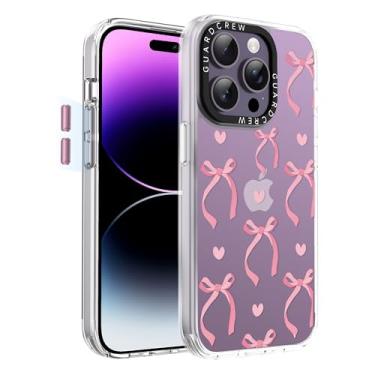 Imagem de GuardCrew Capa para iPhone 14 Pro, [proteção contra quedas de grau militar de 3,5 m à prova de colisão] [antiamarelamento e antidescasca] capa de telefone fina à prova de choque transparente de TPU