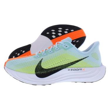 Imagem de Nike Pegasus Turbo 4 CN Tênis masculino com cadarço, Azul gelo/preto/limão claro/lima/laranja total/branco, 13