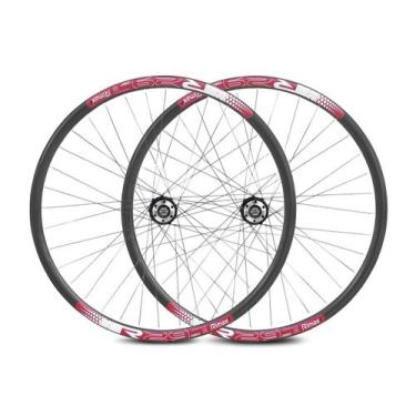 Imagem de Roda Aro 29 Rimaxx R29 Cubo K7 Rolamentado Preto Vermelho